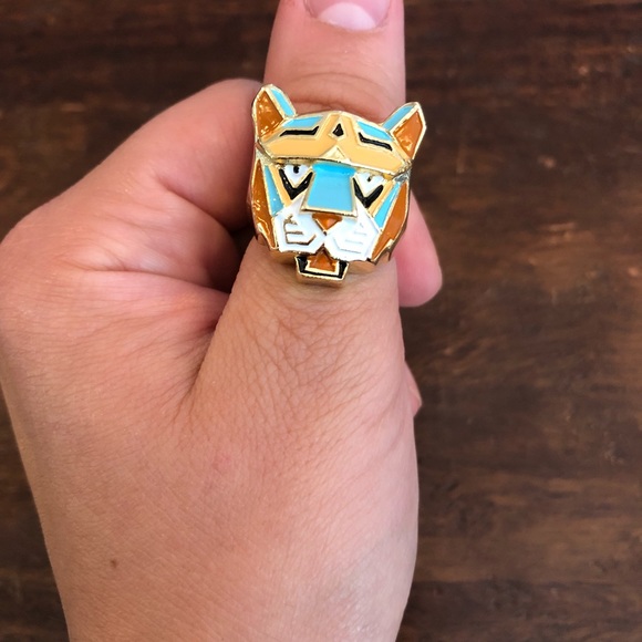 Obey Jewelry - Obey Geo Tiger Ring. Size 7.